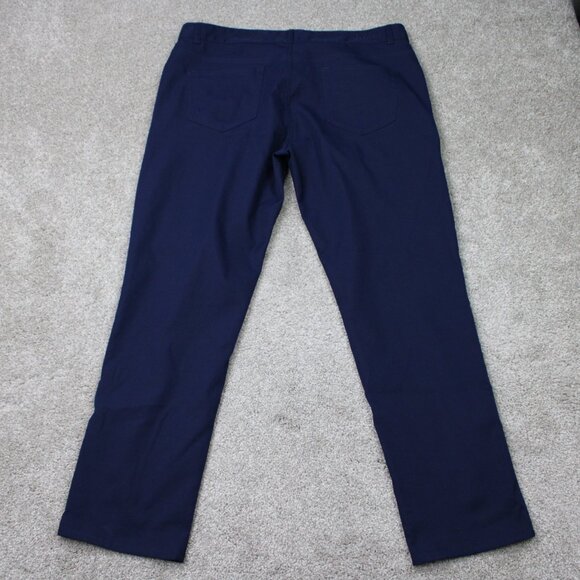 Peter Millar EB66 Pants Mens 38x30 Blue Crown Sport 100% Polyester w/ 30" inseam - Picture 6 of 15